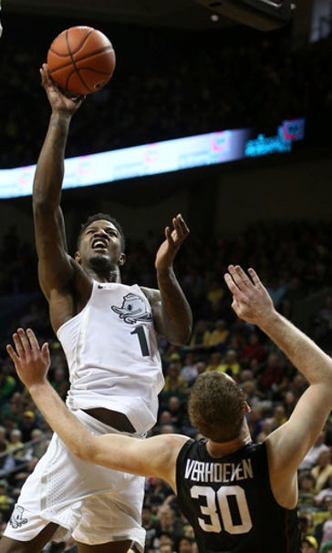 No. 11 Oregon tops Stanford for record 16th straight win (Jan 21, 2017)